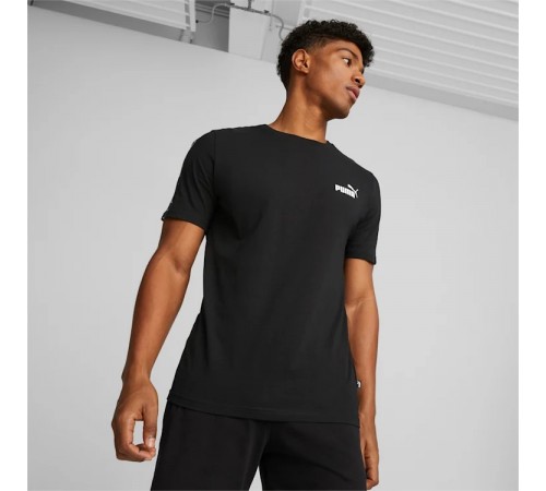 4k Puma 847382-01 Essentials+ Tape Men's Tee - black